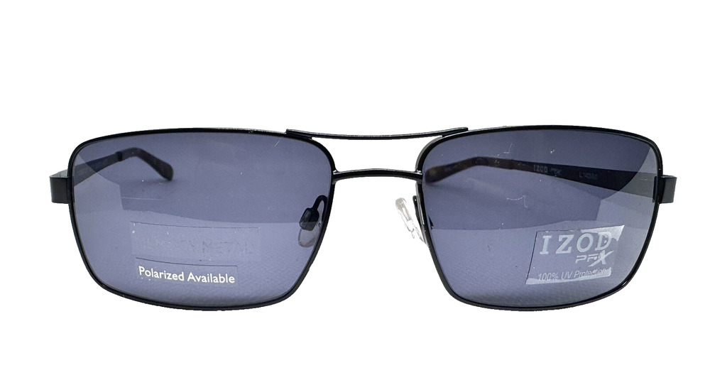 IZOD PERFORMX-97 MATTE BLACK POLARIZED UV PROTECTION SUNGLASSES 58-17